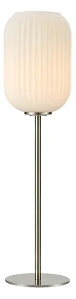 CAVA STOLNA LAMPA SATIN NICKEL/BIJELA E14 MA108561