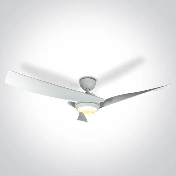 STROPNI VENTILATOR 45W LED 22W CCTV IP20 230V BIJELI DM6304/W/V