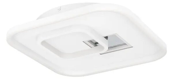 PLAFONJERA 1xLED 21,3W, 380X380, BIJELA/SREBRO TIRIOLO 901247
