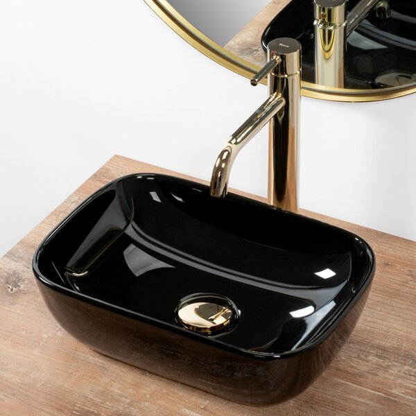 Nadgradni umivaonik Rea Belinda mini Black