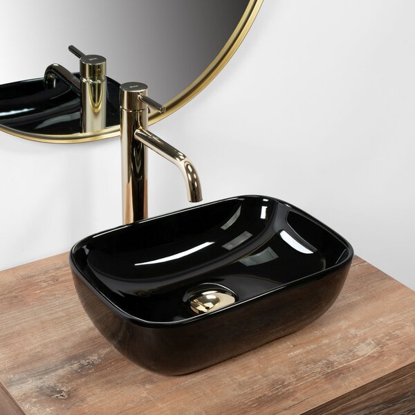 Nadgradni umivaonik Rea Belinda mini Black