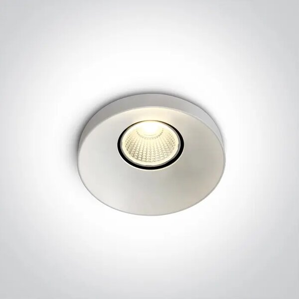 UGRADBENA SVJETILJKA LED/8W/3000K/560lm/230V IP20 BIJELA DM10108R/W/W