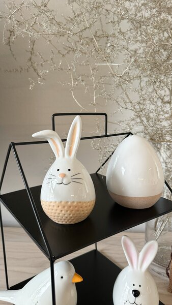 Bijeli keramički zec CERAMIC RABIT - razne varijante