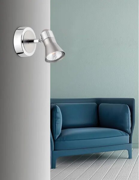 GALERIA REFLEKTOR GU10 IP20/SATIN NIKAL & KROM NL663001