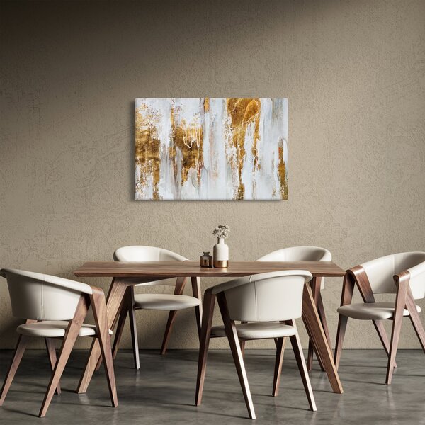 Slika - Apstrakcija sa zlatom (90x60 cm)