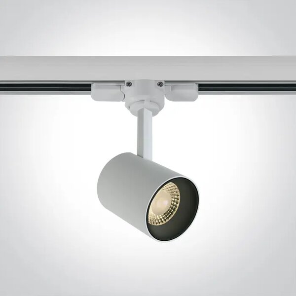 REFLEKTOR ZA ŠINU LED 8W/650lm/3000K/36st./230V/DIMM./BIJELI DM65646T/W/W