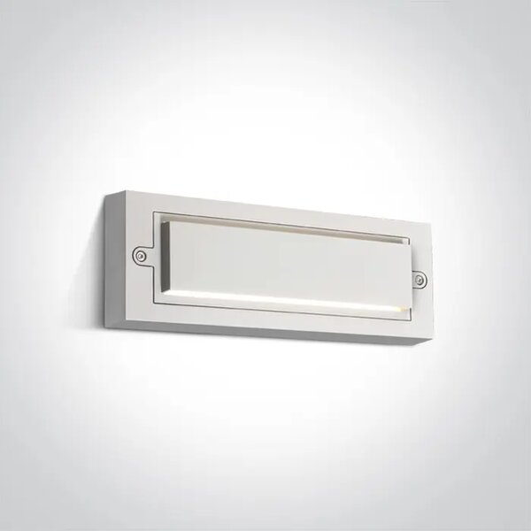 ZIDNA SVJETILJKA LED 6W 3000K DARK LIGHT IP65 BIJELA DM67502B/W/W