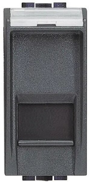 UTIČNICA 1M MREŽNA RJ45 CAT.5E ANTHRACITE L4279C5E
