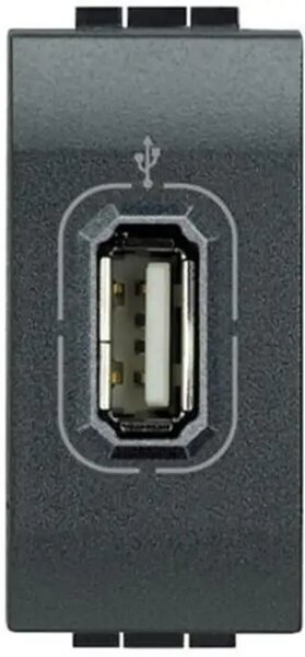 UTIČNICA USB 1M ANTHRACITE L4285