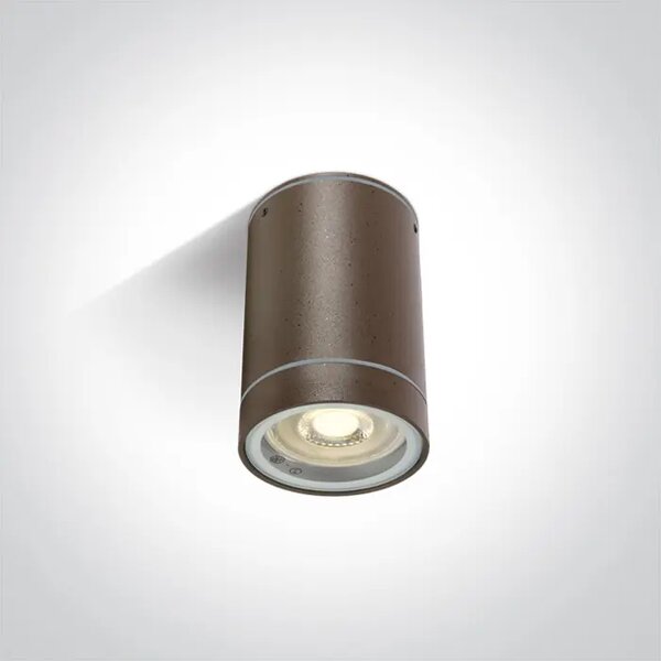 STROPNA SVJETILJKA 1×GU10/35W/230V IP54 SMEĐA DM67130C/BR
