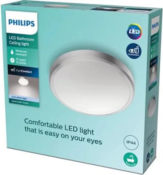 Doris CL257 PHILIPS PLAFONJERA NICKEL EC RD 17W 40K HV IP44 06 8718699758943