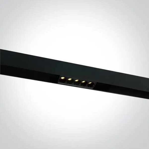 LINEARNA LED SVJETILJKA MAGNET 12W/48V/3000K/840lm CRNA DM42104B/B/W