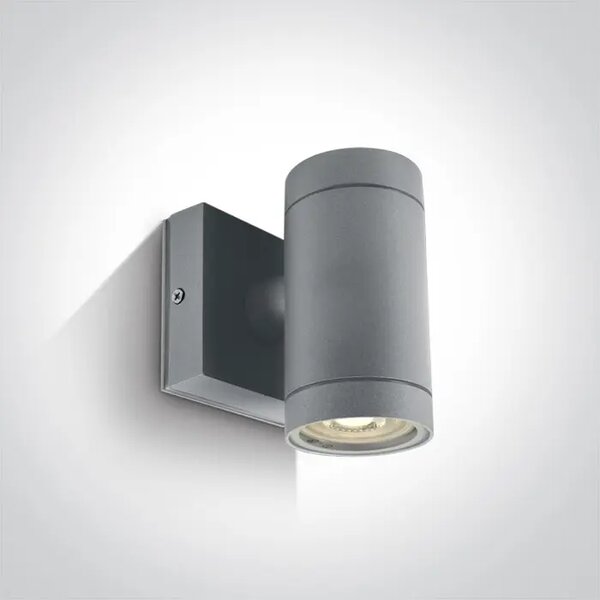 ZIDNA SVJETILJKA 1X35W GU-10 IP54 SIVA DM67130E/G