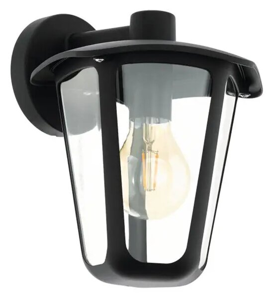 VANJSKA ZIDNA LAMPA 1xE27 CRNA MONREALE 98121