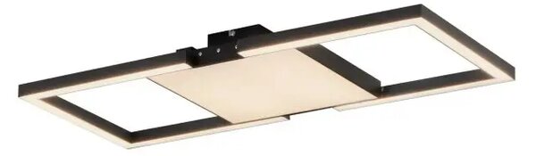 PLAFONJERA LED 16W+12W, DALJINSKI, CRNA MACELLARA 390019