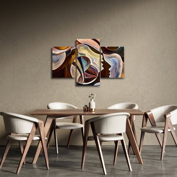 Slika - Apstrakcija glava (90x60 cm)