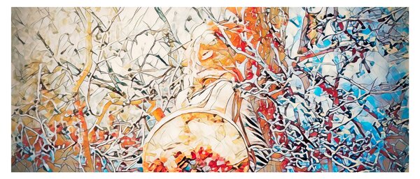 Slika - Mozaik apstrakcija (120x50 cm)
