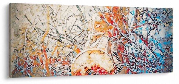 Slika - Mozaik apstrakcija (120x50 cm)