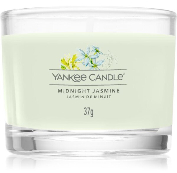 Yankee Candle Midnight Jasmine mala mirisna svijeća bez staklene posude I. Signature 37 g