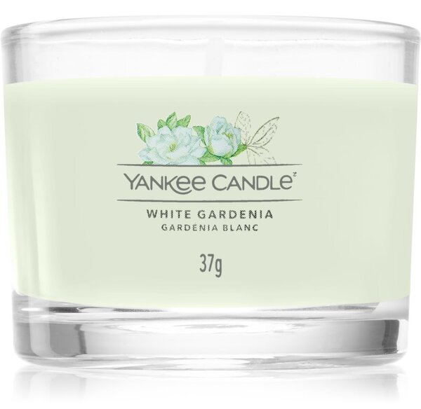 Yankee Candle White Gardenia mala mirisna svijeća bez staklene posude Signature 37 g
