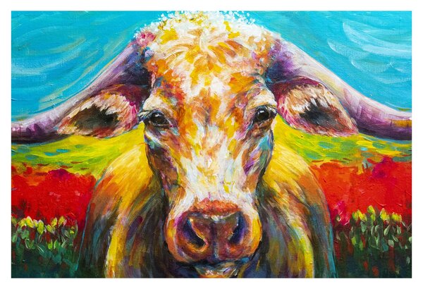 Slika - Slikana krava (90x60 cm)