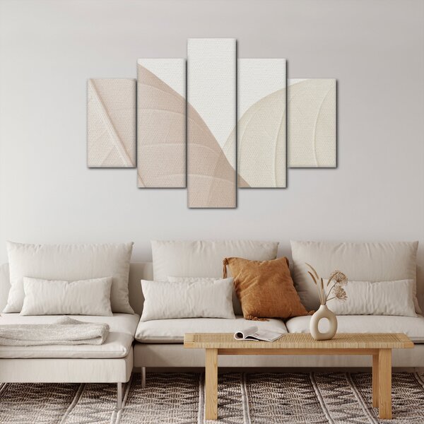 Slika - Teksturirano lišće (150x105 cm)
