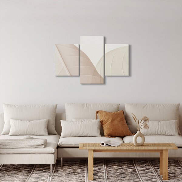 Slika - Teksturirano lišće (90x60 cm)