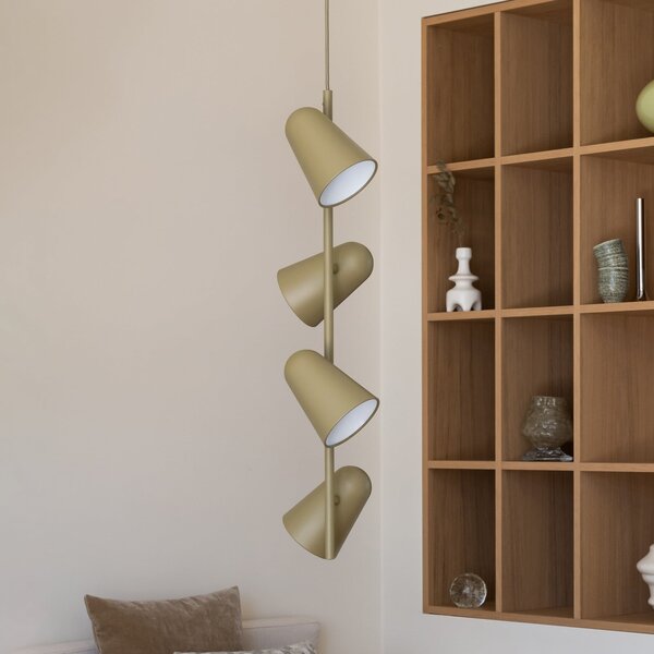 IT´S ABOUT ROMI Radi se o visećoj lampi Romi Salamanca, maslinasto zelene boje, duljine 80 cm., prigušiva, Zelena, Dnevni boravak/blagovaonica, Metal