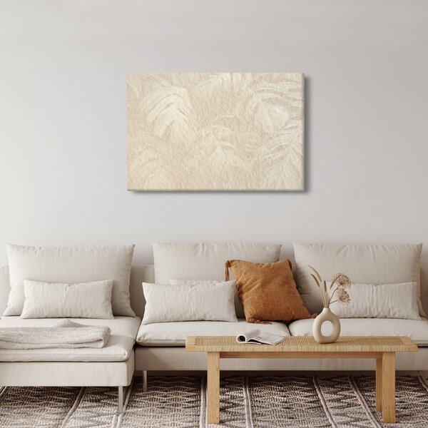 Slika - Lišće u teksturi (90x60 cm)