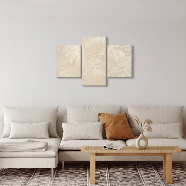Slika - Lišće u teksturi (90x60 cm)