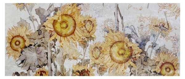 Slika - Suncokret u zidu (120x50 cm)