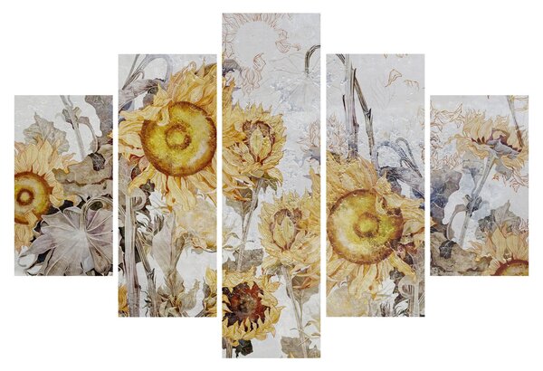 Slika - Suncokret u zidu (150x105 cm)