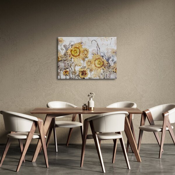 Slika - Suncokret u zidu (70x50 cm)