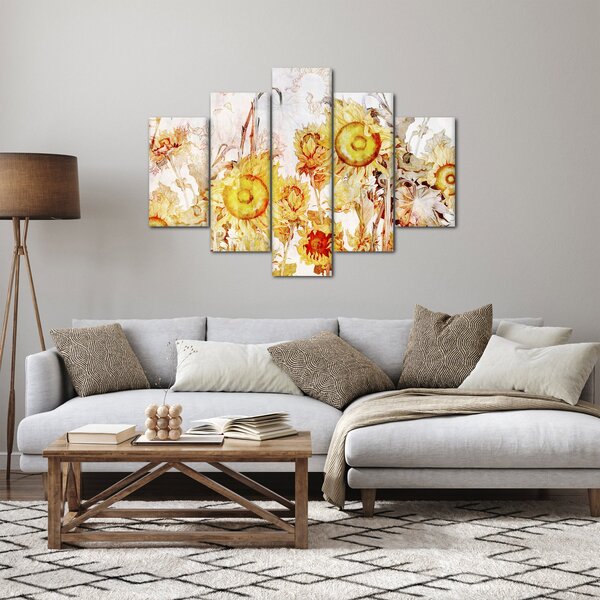 Slika - Slikani suncokret (150x105 cm)