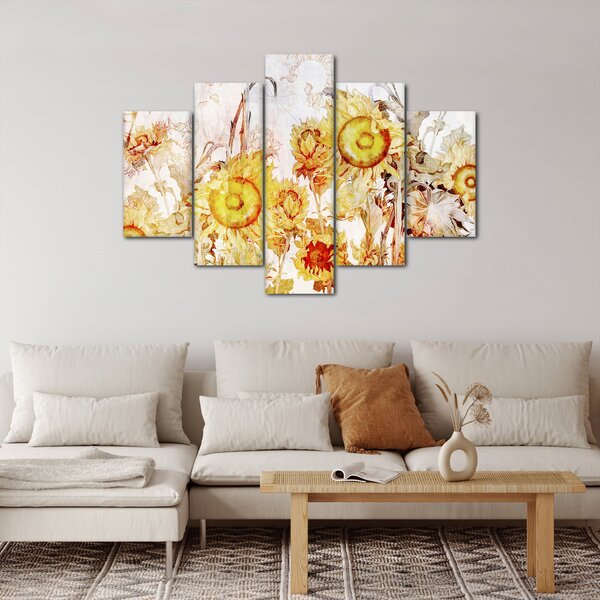 Slika - Slikani suncokret (150x105 cm)