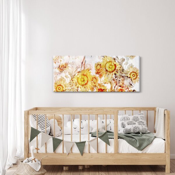 Slika - Slikani suncokret (120x50 cm)