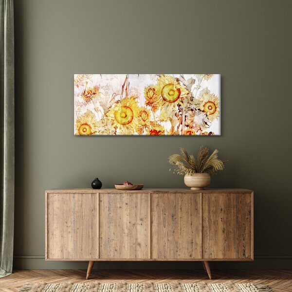 Slika - Slikani suncokret (120x50 cm)
