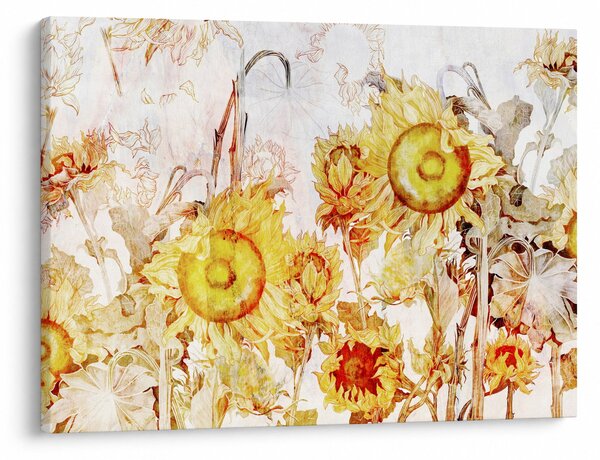 Slika - Slikani suncokret (70x50 cm)