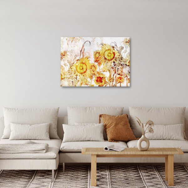 Slika - Slikani suncokret (70x50 cm)