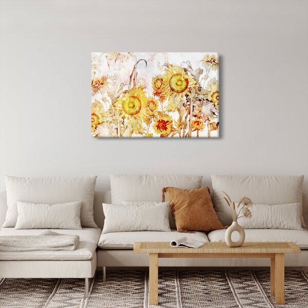 Slika - Slikani suncokret (90x60 cm)