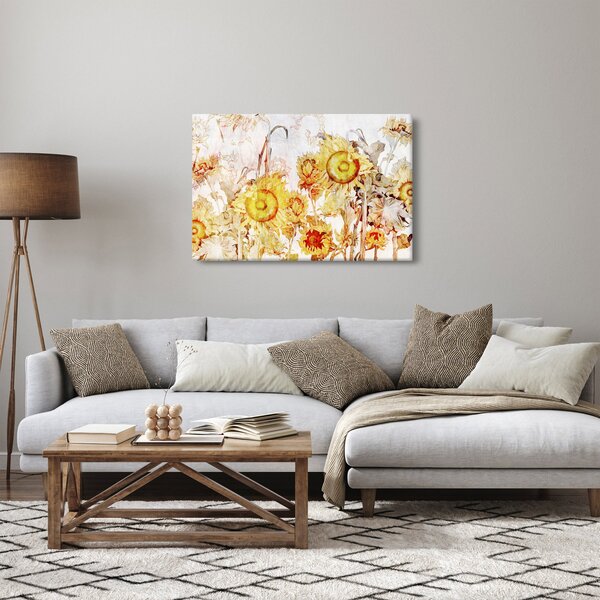 Slika - Slikani suncokret (90x60 cm)