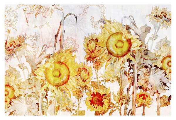 Slika - Slikani suncokret (90x60 cm)