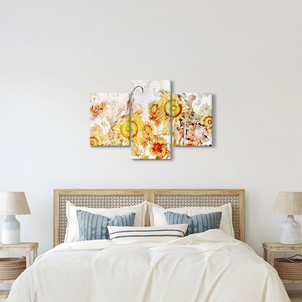 Slika - Slikani suncokret (90x60 cm)