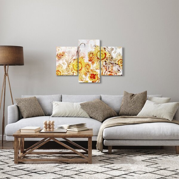 Slika - Slikani suncokret (90x60 cm)