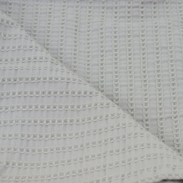 Pamučni prekrivač Waffle Zara - Siva, 250x250 cm