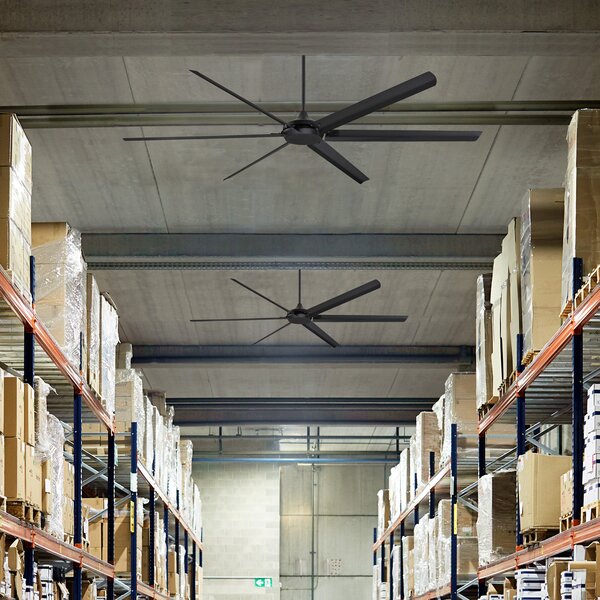Westinghouse Stropni ventilator Widespan, crni, Crno, Dnevni boravak/blagovaonica, Metal