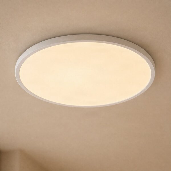Nordlux Oja Smart LED stropna svjetiljka, bijela, Ø 60 cm, prigušiva, Bijela, Kuhinja, Plastika