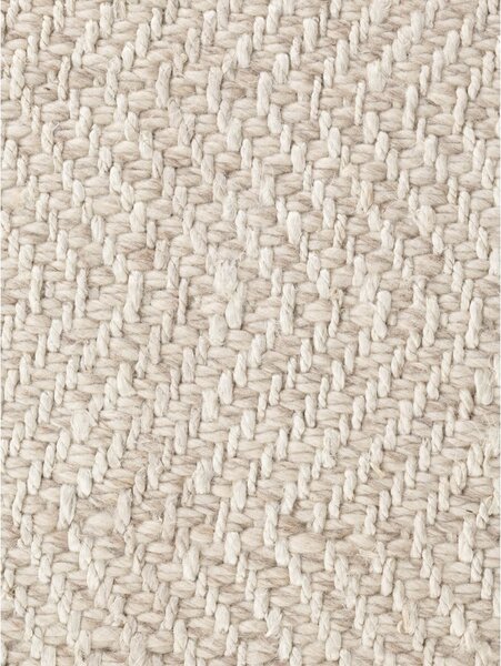 Krem/boje slonovače ručno rađena staza od mješavine vune 80x200 cm Majoli – Elle Decoration