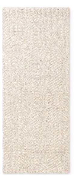 Krem/boje slonovače ručno rađena staza od mješavine vune 80x200 cm Majoli – Elle Decoration