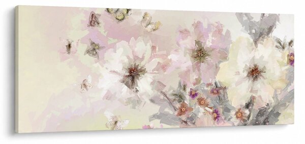 Slika - Slikano cvijeće (120x50 cm)